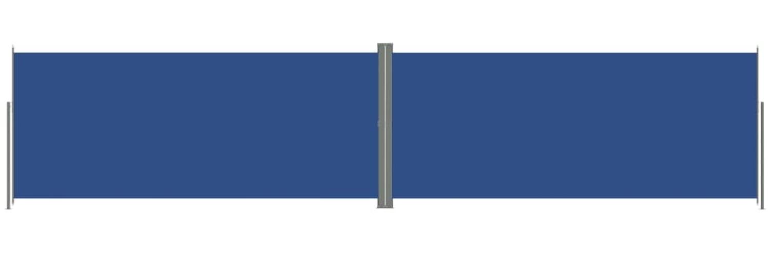vidaXL Seitenmarkise Ausziehbar Blau 220x1000 cm 318052 Bild 1