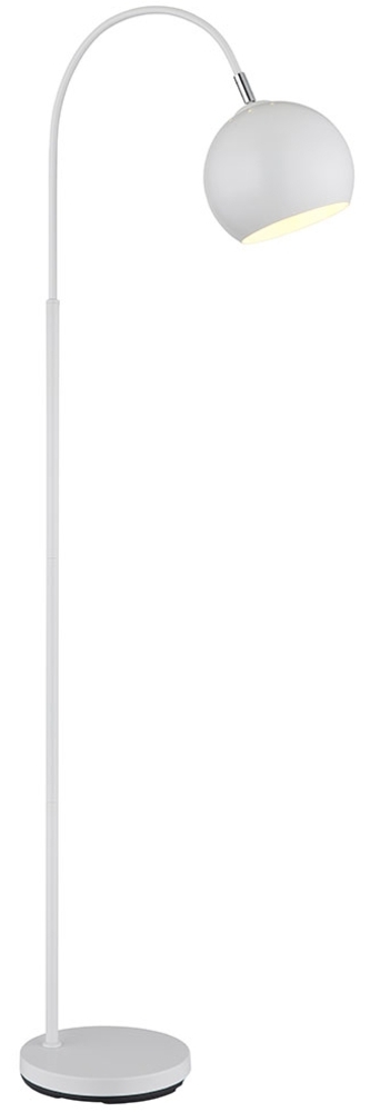Stehleuchte, Metall, weiß, H 150 cm Bild 1