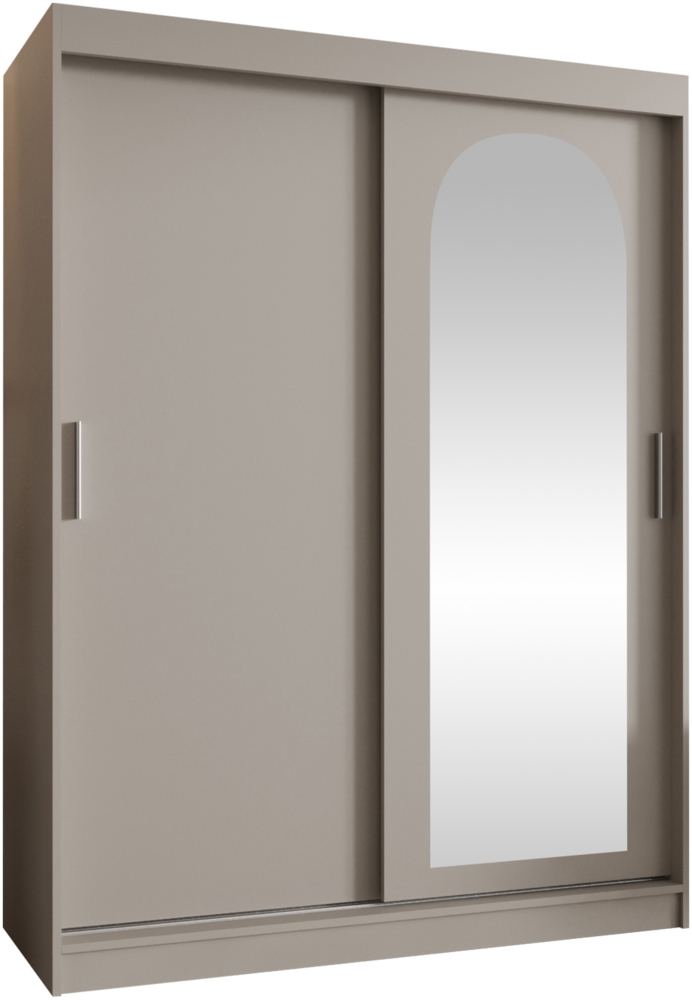 Kleiderschrank Samker 150 cm (Farbe: Cashmere, ohne Schubladen) Bild 1