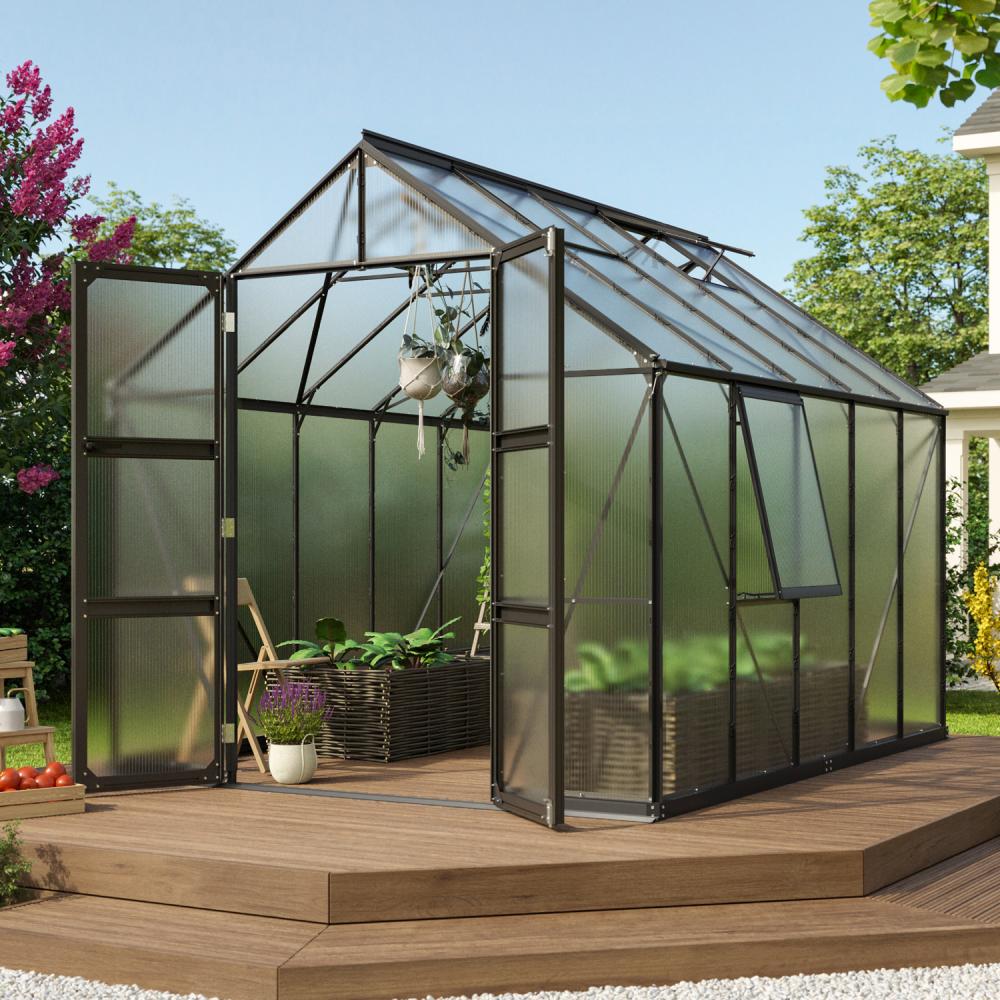 Vitavia Gewächshaus Olymp 8300, HKP 6mm, schwarz Bild 1