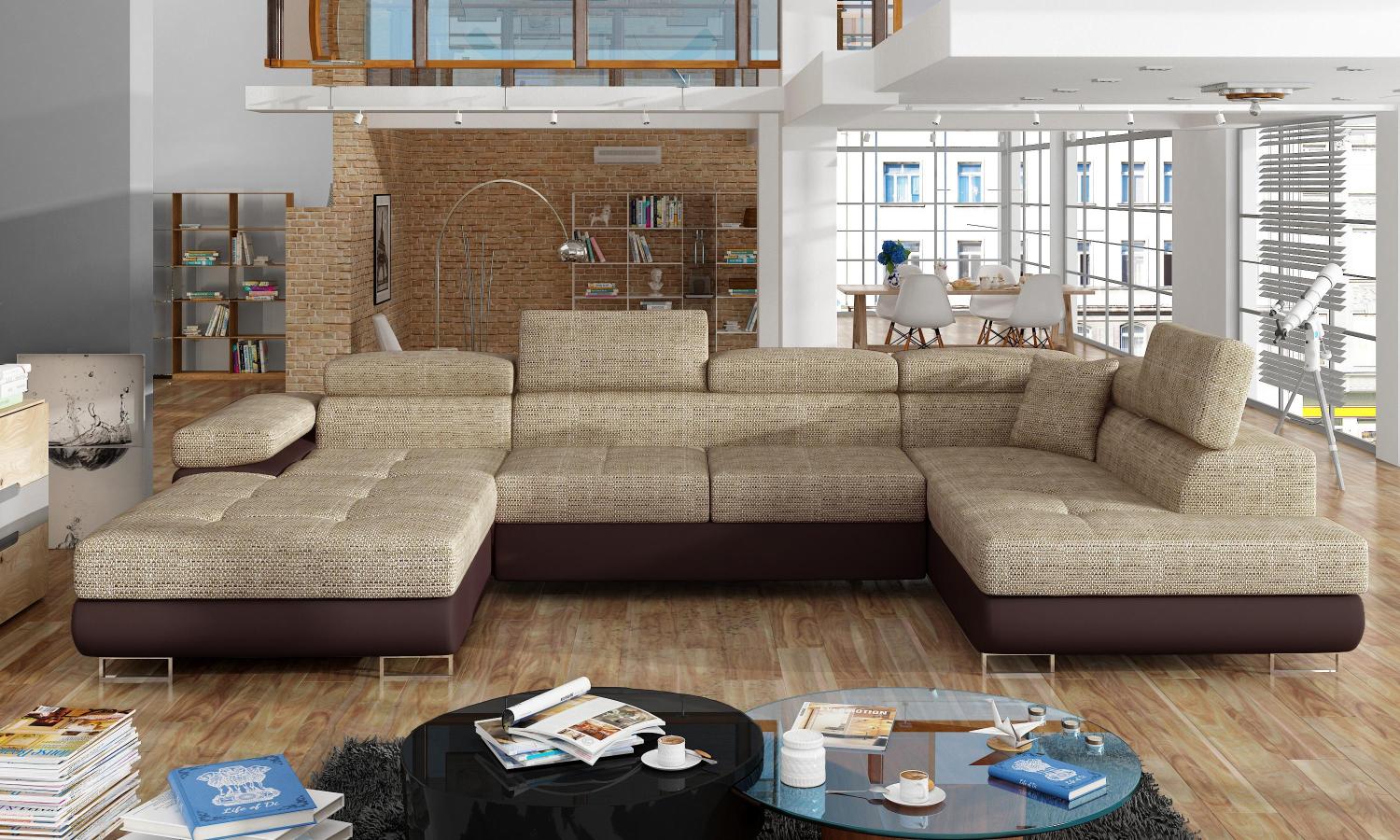 Wohnideebilder Rodrigo Beige Couchgarnitur Rod_03 Bild 1