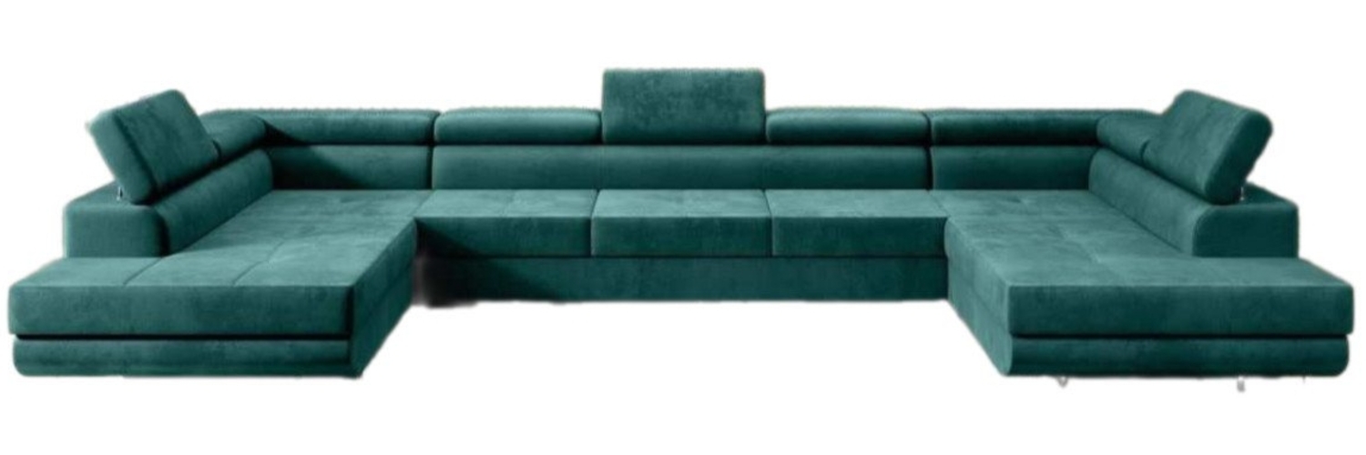 Luxusbetten24 Schlafsofa Designer Sofa Taormina, mit Stauraum und Schlaffunktion Bild 1