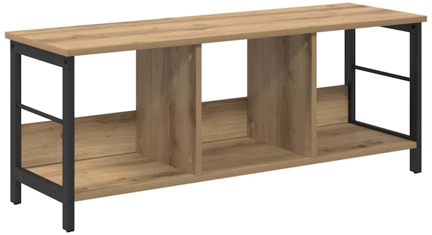 vidaXL Bücherregal Artisan-Eiche 102 x 32 x 40,5 cm Holzwerkstoff 884023 Bild 1