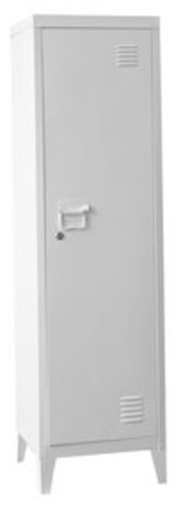 Einzelspind Kurikka 137x38x38 cm Weiß [en. casa] Bild 1