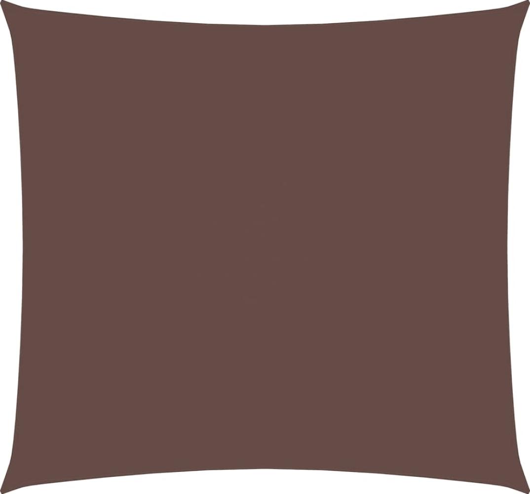 vidaXL Sonnensegel Oxford-Gewebe Quadratisch 4x4 m Braun 135799 Bild 1