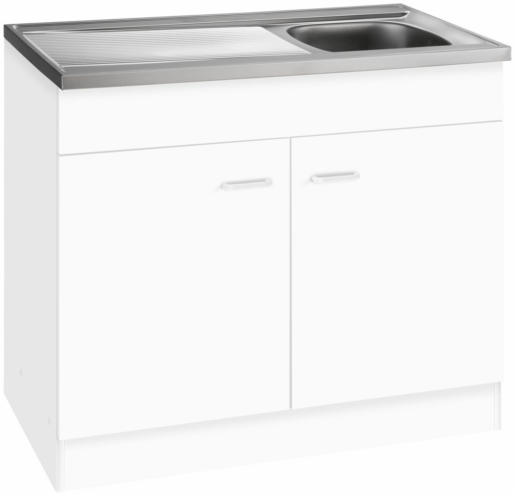 KOCHSTATION Spülenschrank KS-Elster Breite 100 cm Bild 1