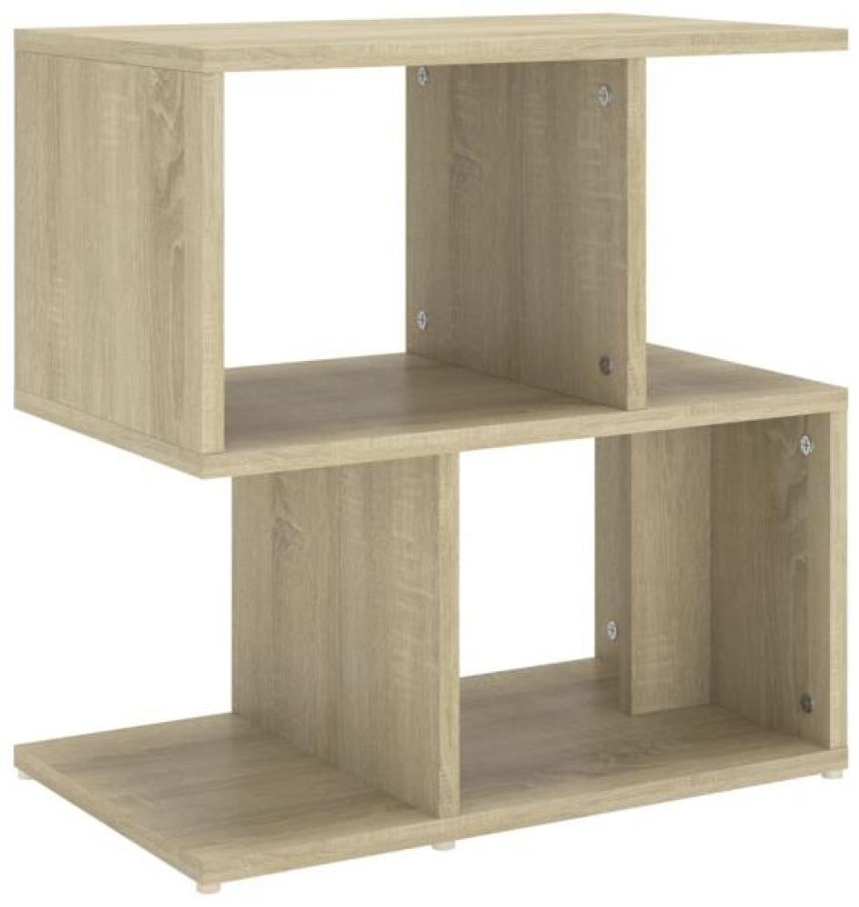 vidaXL Nachttisch Sonoma-Eiche 50x30x51,5 cm Holzwerkstoff 806370 Bild 1