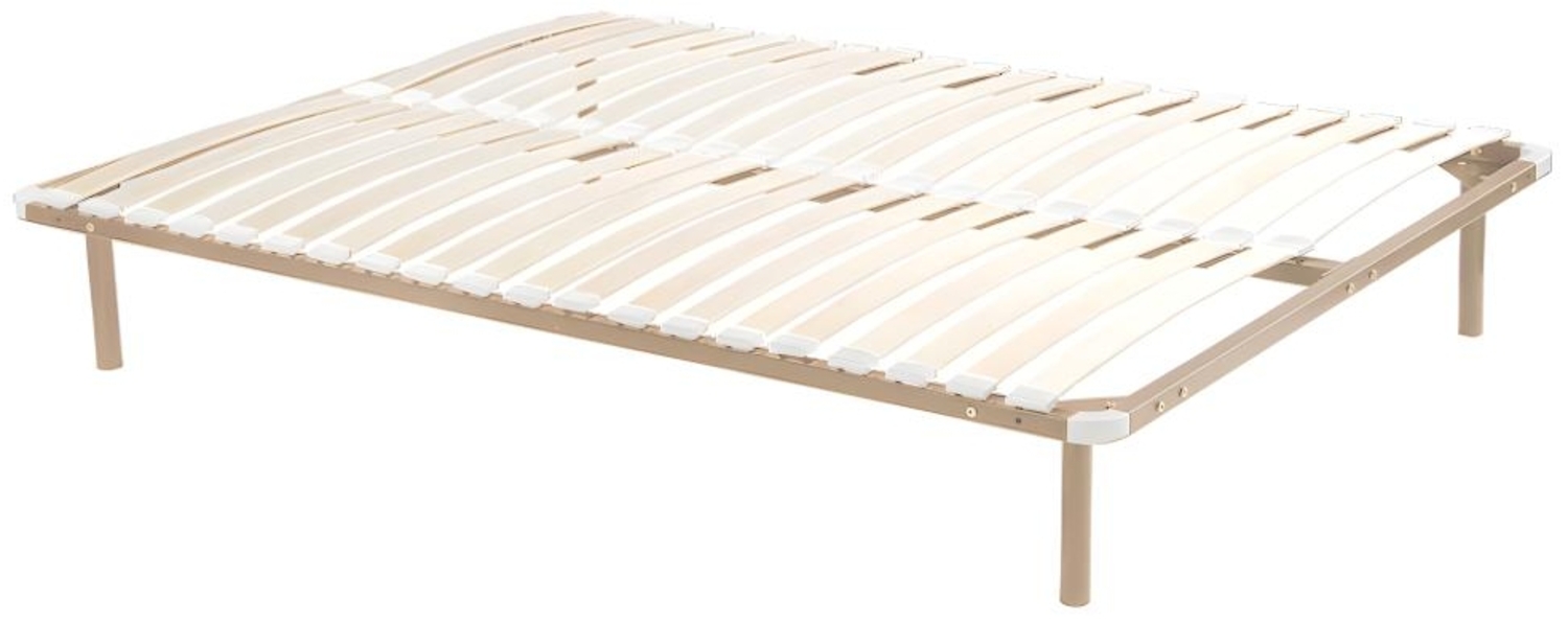 Vente-unique - Lattenrost - mit Füßen - 160 x 200cm - 2x 19 Latten - Beige - KALISTA von YSMEE Bild 1