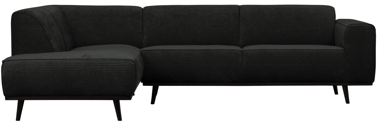 Ecksofa Statement aus gewebten Jacquard Links, Graphit Bild 1