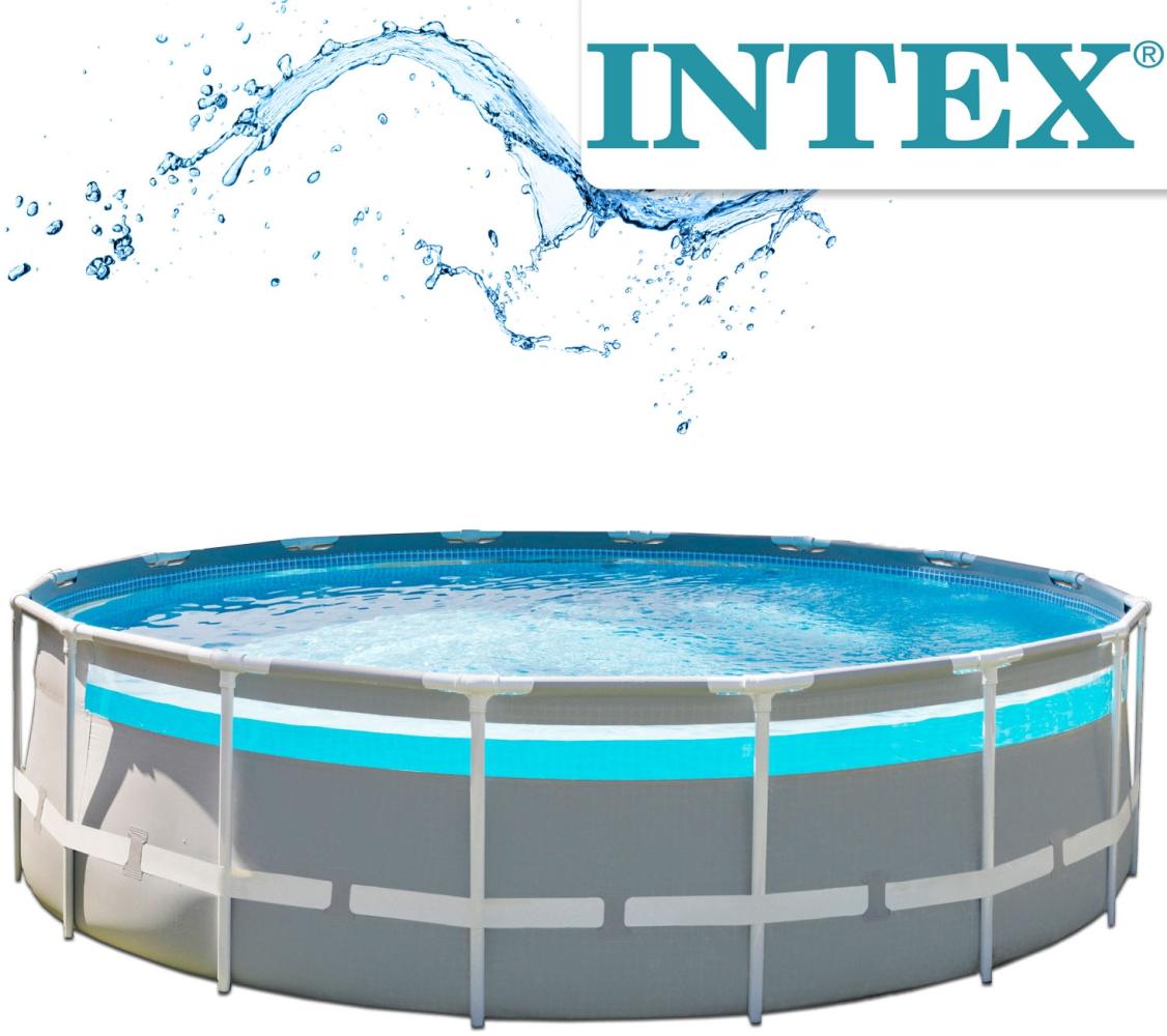 Intex Frame Pool Set Prism Clearview Ø 488 x 122 cm 26730 Bild 1