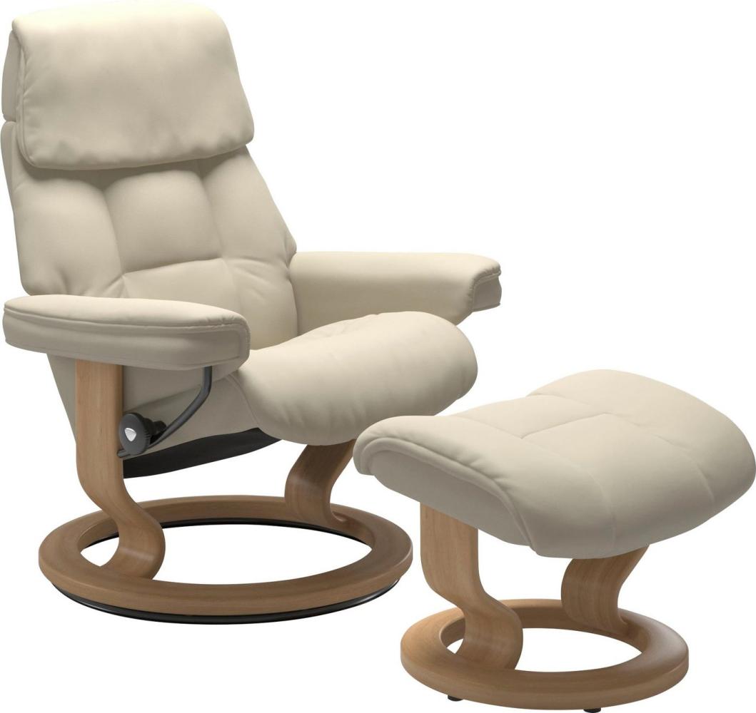 Stressless® Relaxsessel Ruby, mit Classic Base, Größe M, Gestell Eiche, Wenge, Braun & Schwarz Bild 1