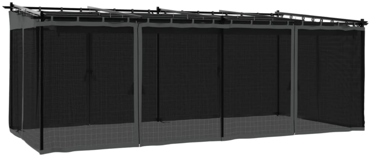 vidaXL Pavillon mit Netzwänden Anthrazit 6x3 m Stahl 4003915 Bild 1