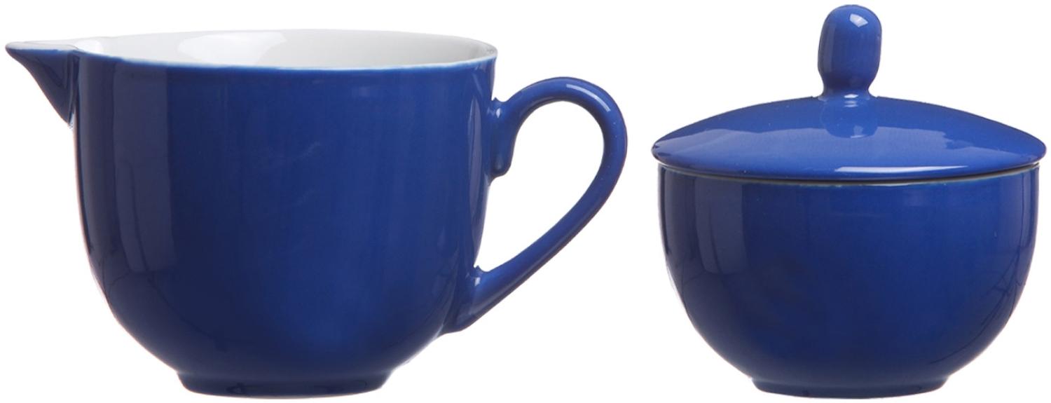 Ritzenhoff & Breker DOPPIO Milch- & Zuckerset indigo blau Bild 1