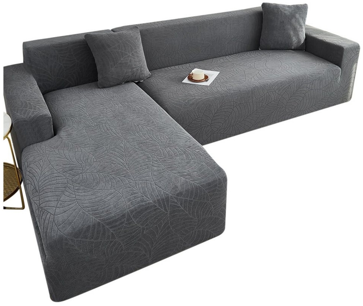 Coonoor Sofabezug Sofaschoner Ecksofa für L Form Erfordert Zwei Couchbezug, Stretch Sofa Cover Bild 1