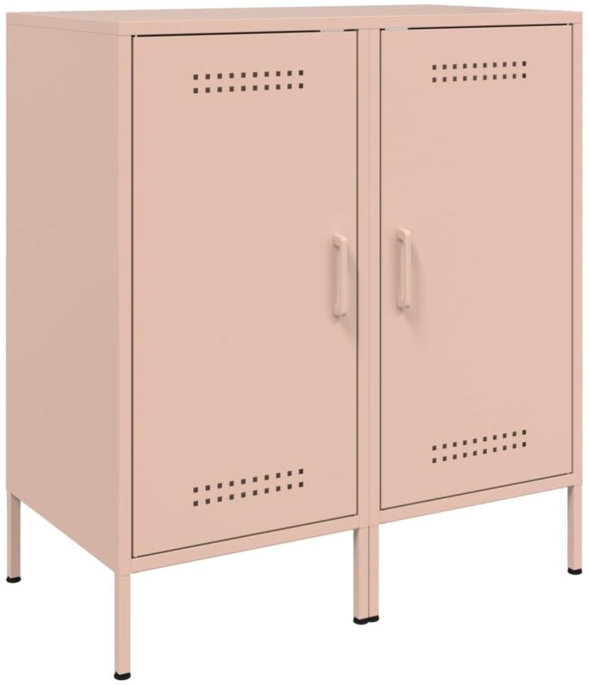 vidaXL Sideboards 2 Stk. Rosa 36x39x79 cm Stahl 843015 Bild 1