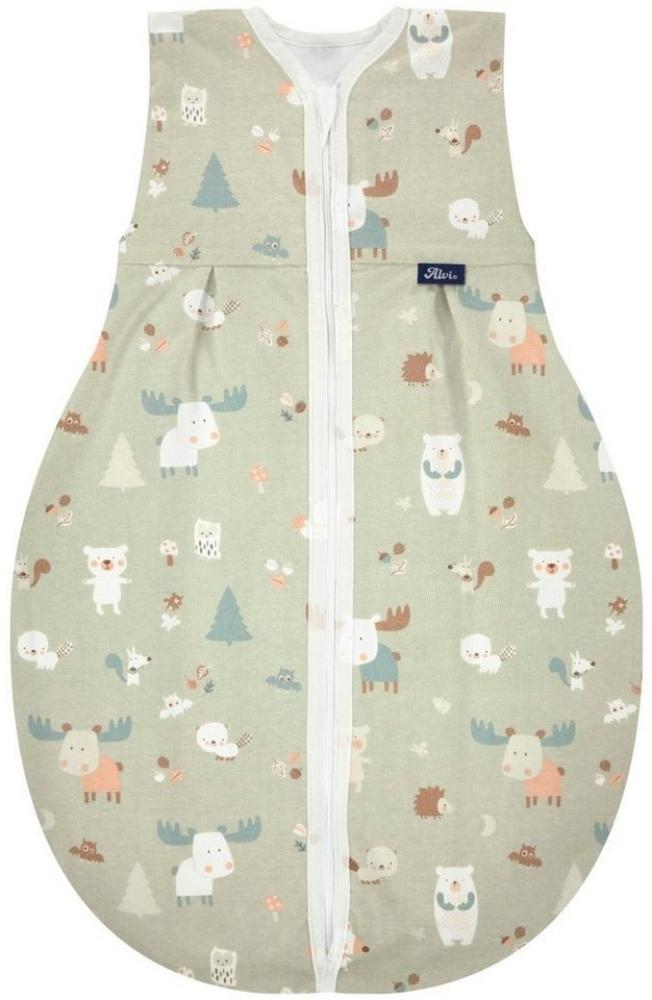 Alvi Kugelschlafsack Molton Baby Forest 90 Bild 1