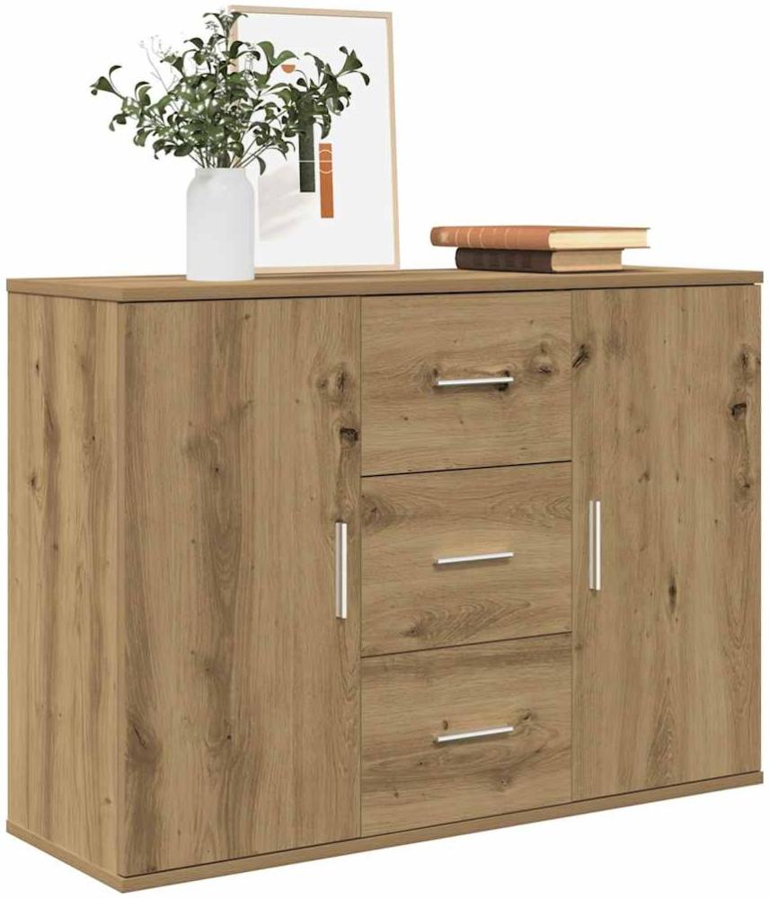 vidaXL Sideboard Artisan-Eiche 90x29,5x65 cm Holzwerkstoff 855979 Bild 1