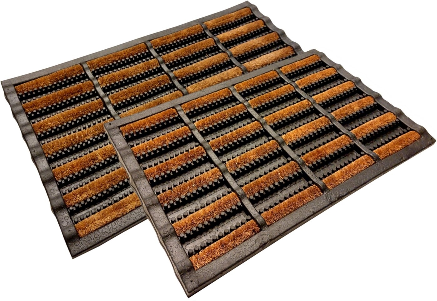 oKu-Tex Fußmatte Fußabtreter mit Borsten, Outdoor, Kokos Bürsten, Türvorleger für außen, robust und pflegeleicht, bei Schnee und Matsch Bild 1