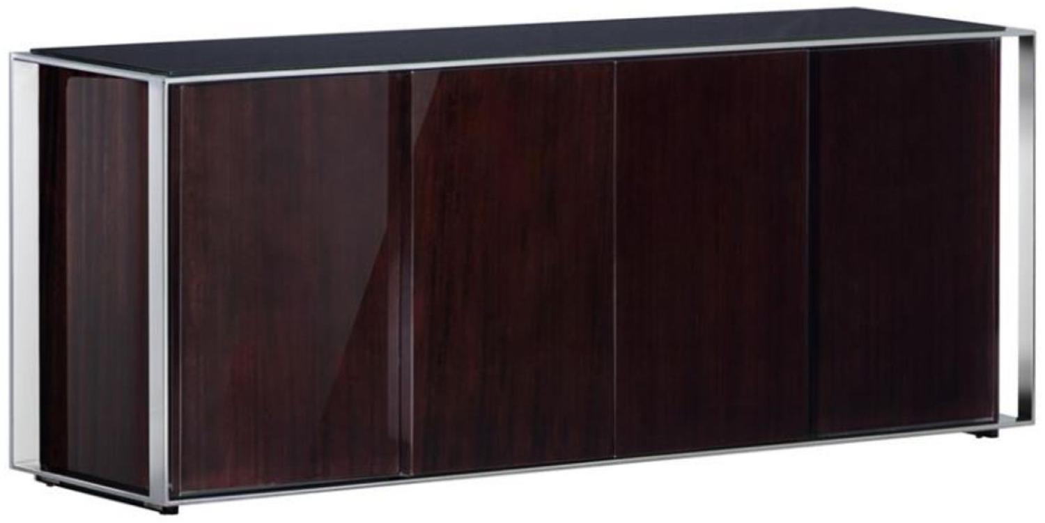 Casa Padrino Designer Schrank 200 x 52 x H. 80,5 cm - Luxus Wohnzimmerschrank Bild 1