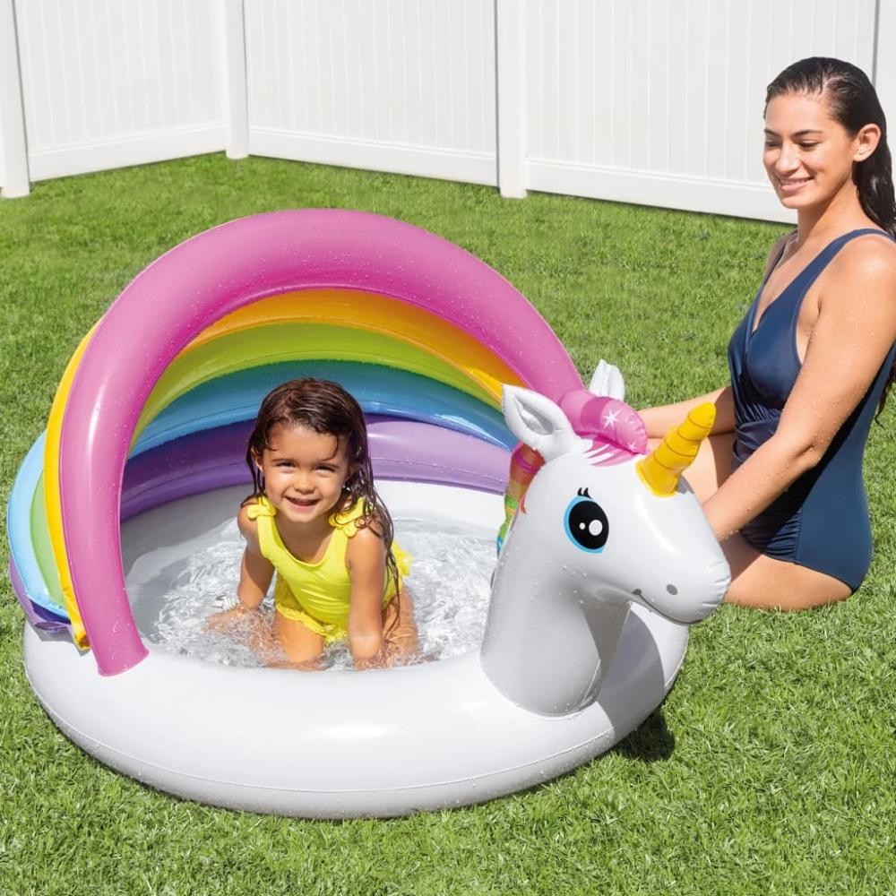 Intex Einhorn Babypool 127x102x69 cm 92530 Bild 1