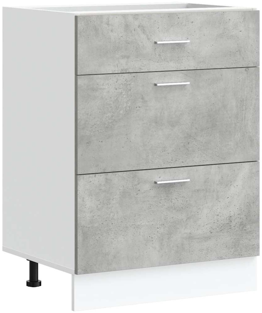 vidaXL Küchenunterschrank Lyon Betongrau Holzwerkstoff 854253 Bild 1