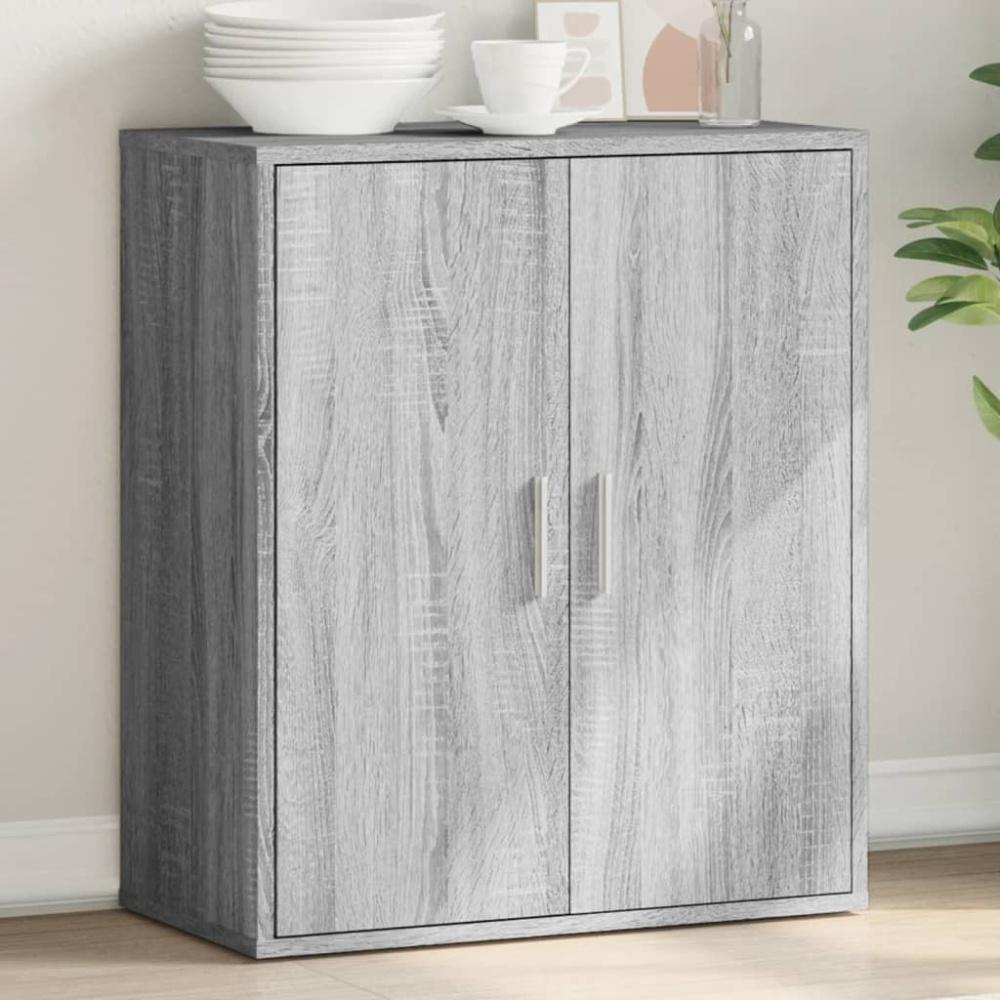 vidaXL Sideboard Grau Sonoma 79x38x80 cm Holzwerkstoff Bild 1