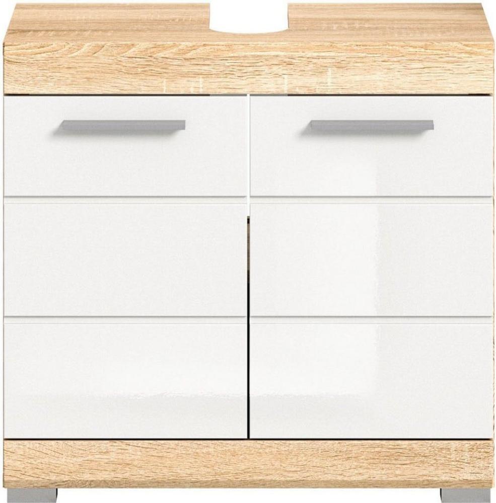 INOSIGN Waschbeckenunterschrank Siena (1-St) Badmöbel Badschrank, 2 Türen, Breite 60 cm Bild 1