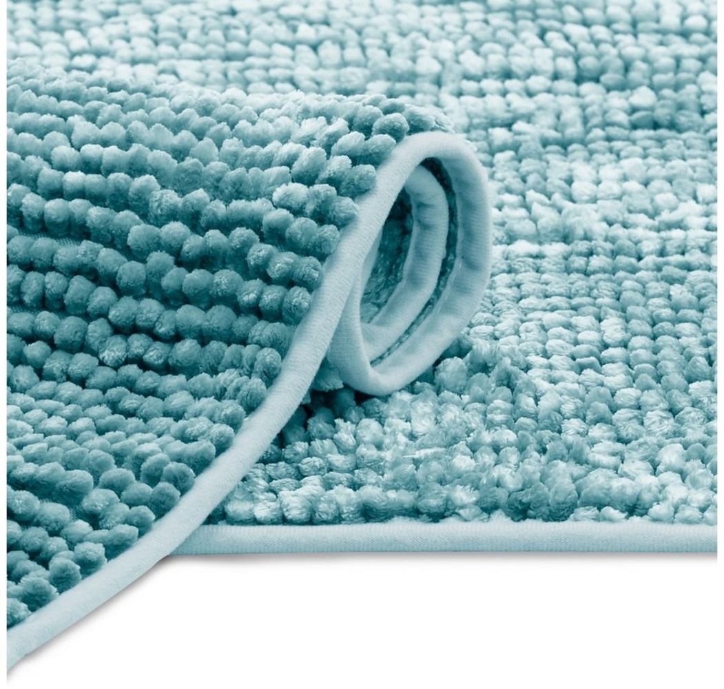 AmeliaHome Badematte Badematte Badteppich Badvorleger Duschvorleger Badezimmer rutschfest, rutschhemmend beschichtet, Rutschfest, Polyestertextilien, Rechteck, 50x70 cm, 60x90 cm, 70x120 cm Bild 1