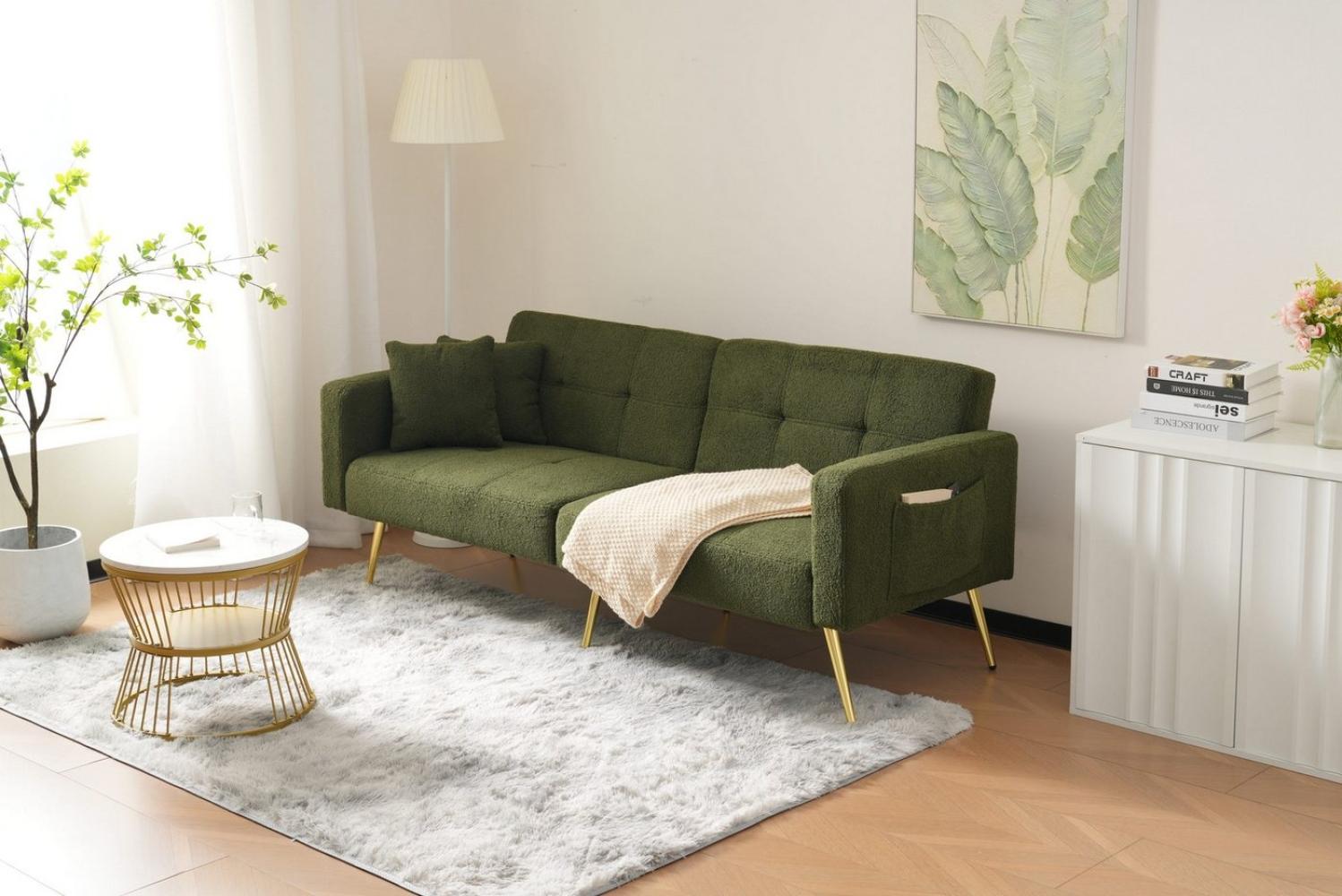 MODFU Schlafsofa mit Bettfunktion, Bettsofa,Klappsofa,Gästebett, verstellbarem Winkel Bild 1