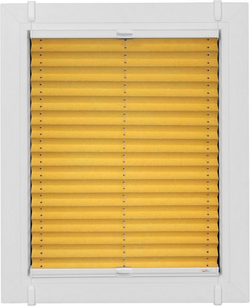 sunlines Plissee Young Style Energy Saving, verdunkelnd, ohne Bohren, verspannt, Klemmfix, nach Maß, mit Energiespareffekt, verspannt mit Simply-Fix Klemmträger Bild 1
