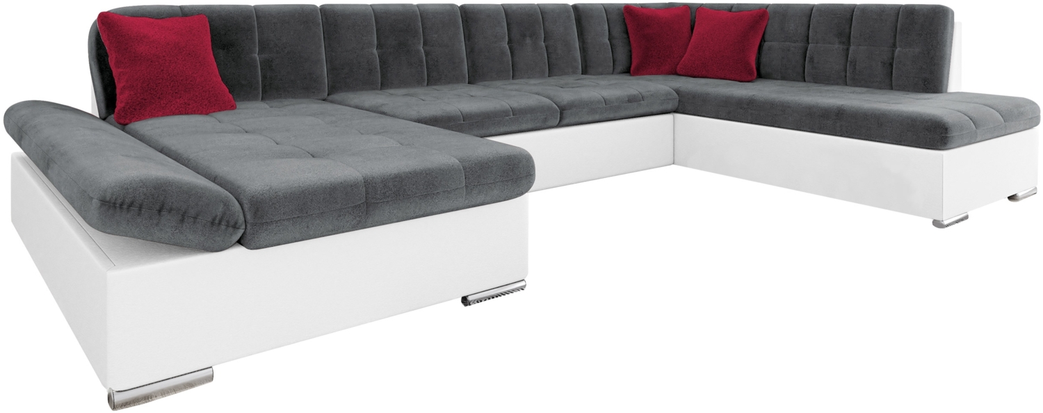 Wohnlandschaft Bergen (Farbe: Soft 017 + Kronos 22 + Kronos 02, Seite: Links) Bild 1