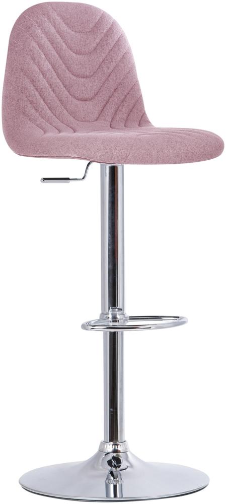 Bistrostuhl >CASINO< (2er-Set) in rosa aus Webstoff - 41x52,5cm (BxT) Bild 1