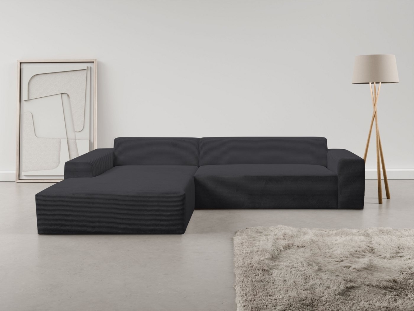 WERK2 Ecksofa Zeus-XL, Curvy Trend Garnitur mit urbaner Optik Bild 1