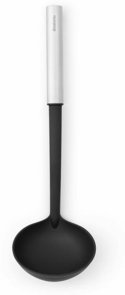 Brabantia Schöpflöffel Profile, beschichtet, Kochutensil, Küchenhelfer, Stahl, Matt Steel, 33. 5 cm, 250620 Bild 1