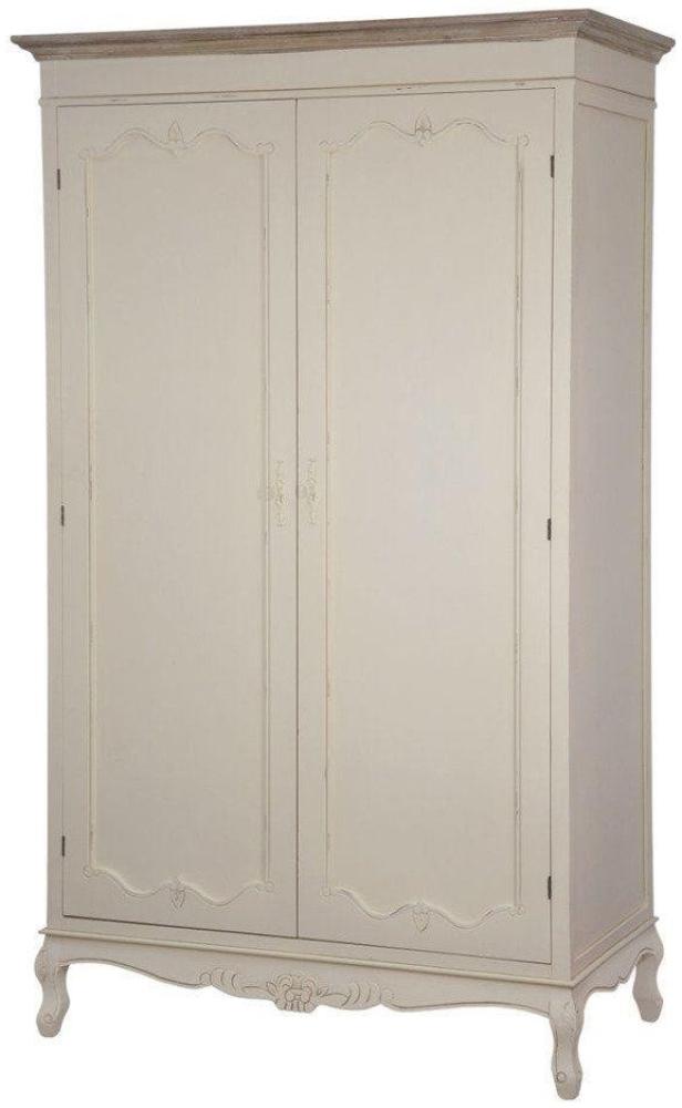 Livin Hill Kleiderschrank Savona Cremefarben, hellbraune Verzierungen SAV044 Bild 1