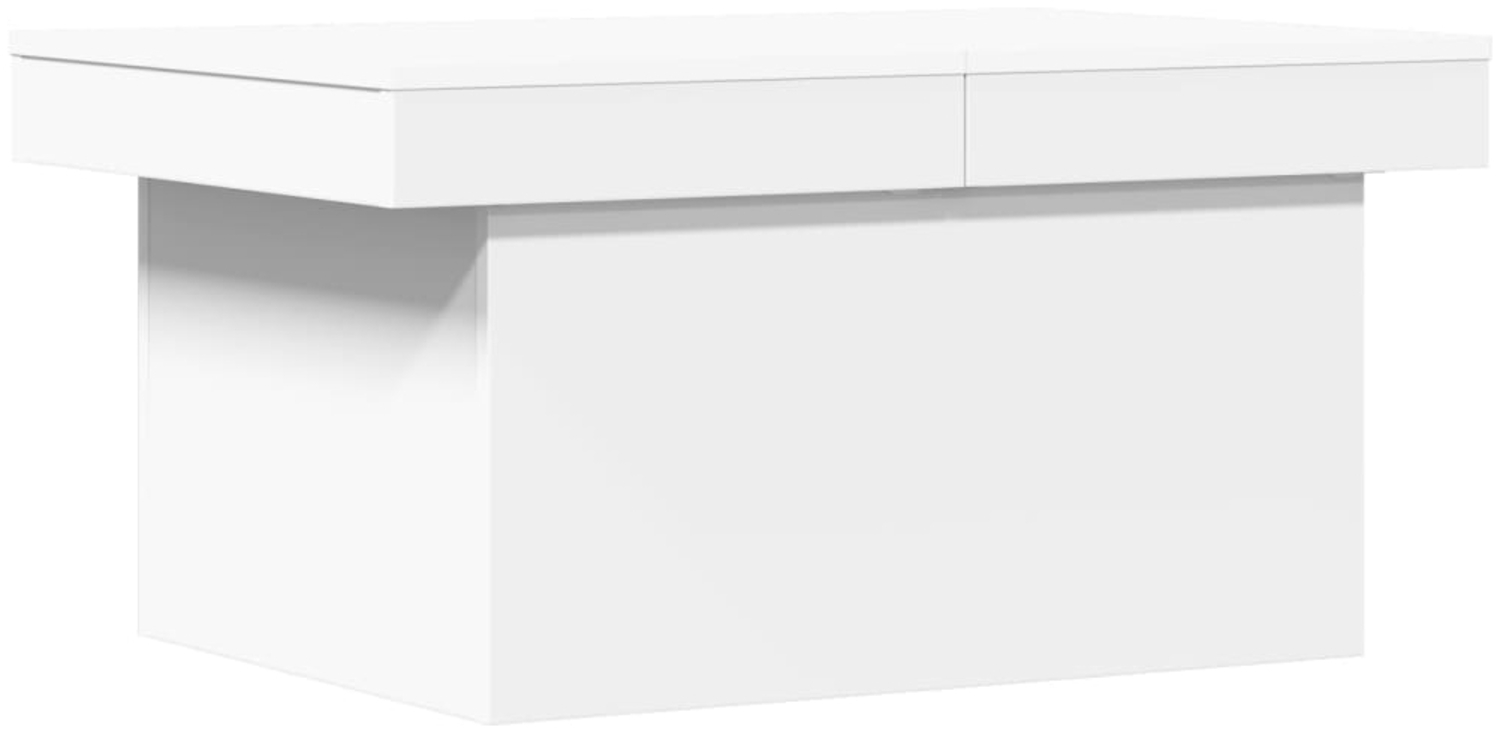 vidaXL Couchtisch Weiß 100x55x40 cm Holzwerkstoff 840870 Bild 1