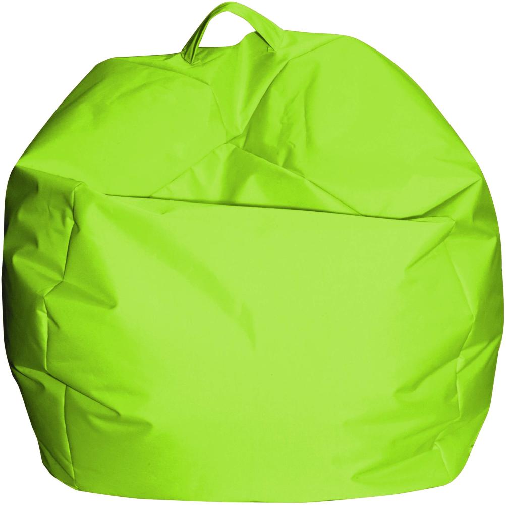 Dmora Eleganter Sitzsack, grüne Farbe, Maße 65 x 50 x 65 cm Bild 1