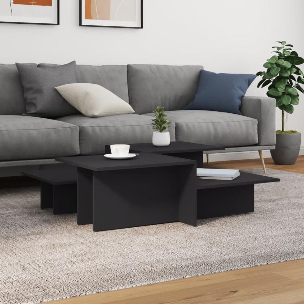 vidaXL Couchtische 2 Stk. Grau Holzwerkstoff 3216151 Bild 1