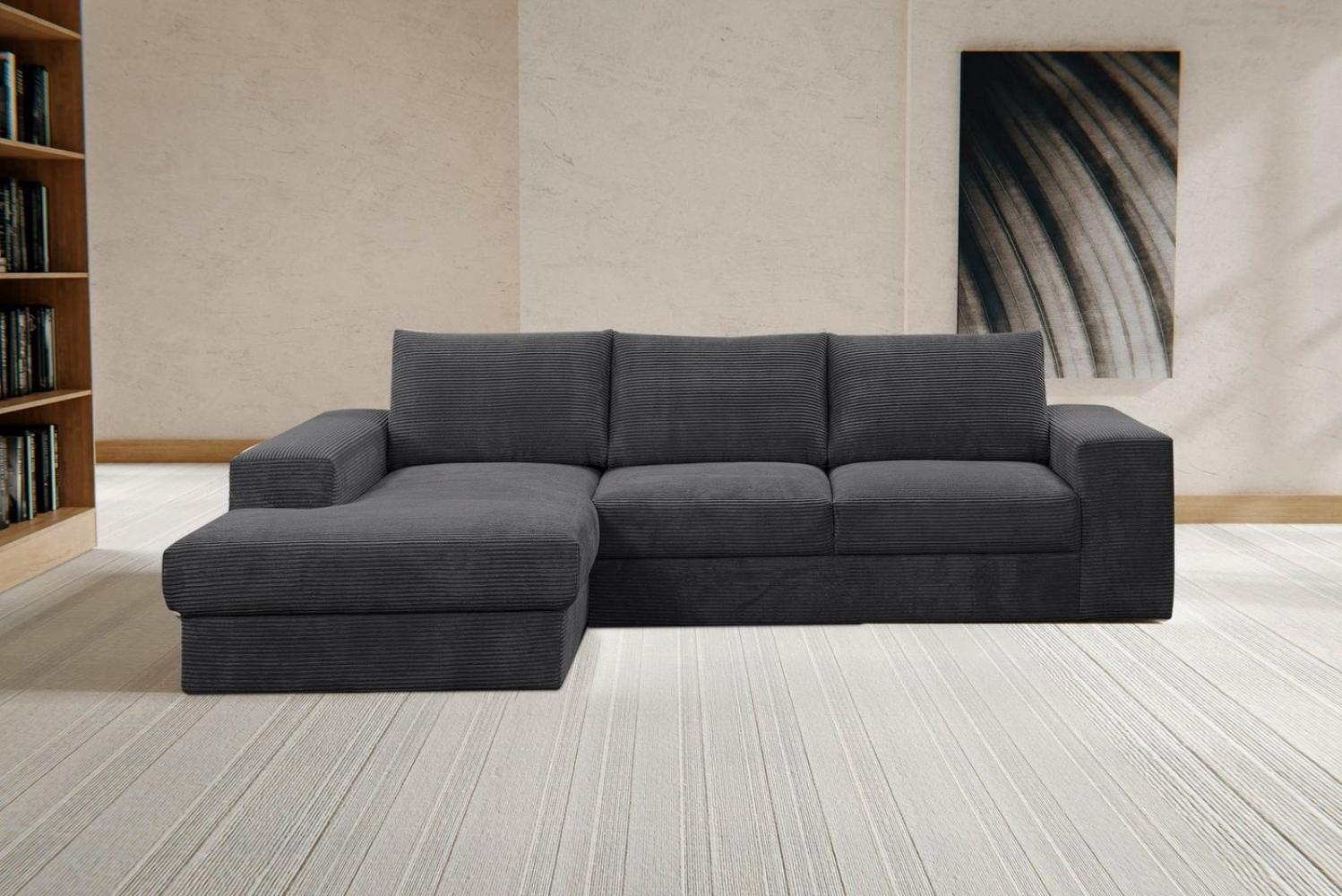 WERK2 Ecksofa Rozzana, Design Ecksofa mit hohem Komfort in trendig-weichem Cord & Breitcord Bild 1