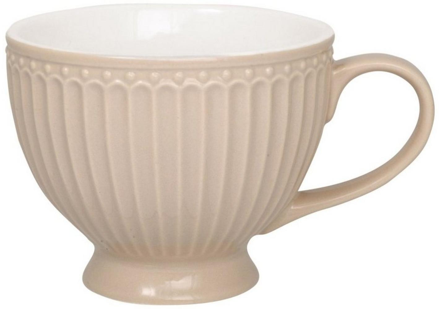 Greengate Tasse Alice Teetasse creamy fudge 0,4 l, Stoneware Bild 1