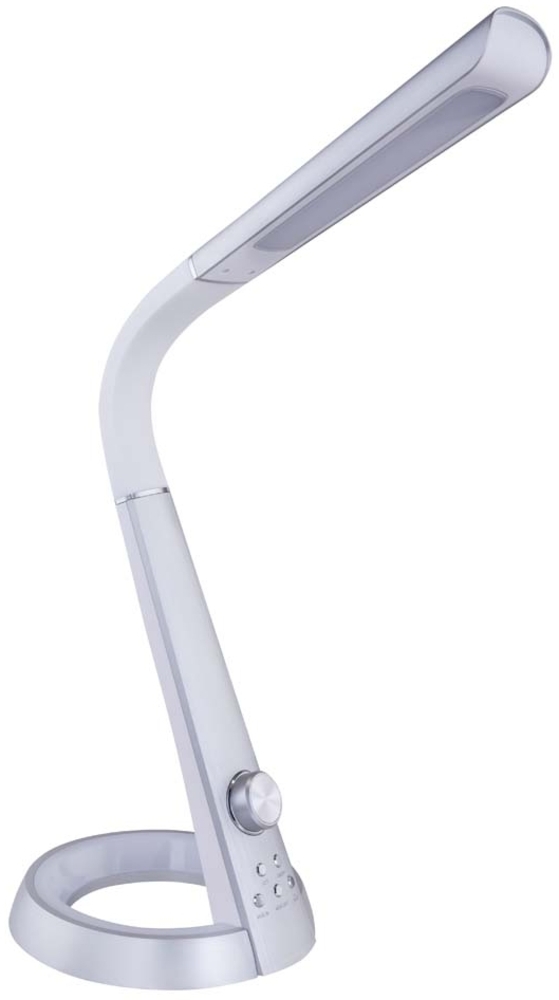 LED Tischleuchte silber, dimmbar, RGB Nachtlicht H 64 cm Bild 1