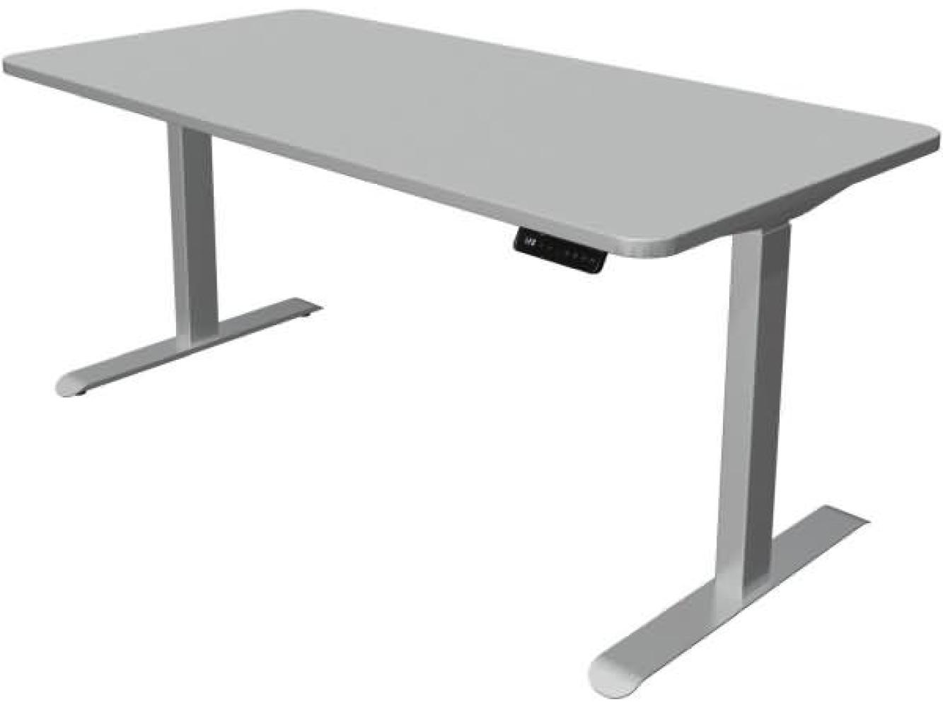 Kerkmann Schreibtisch Sitz-Stehtisch Move 3 Premium 160x80x72-121cm elektr. höhenverstellbar mit Memoryfunktion Lichtgrau Bild 1