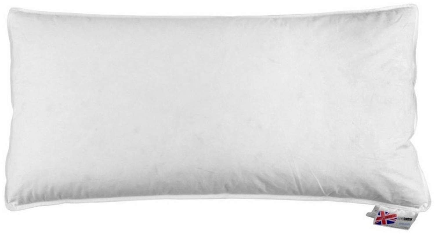Homescapes Federkissen Kopfkissen 40x80 cm, Entenfeder- und Daunenkissen, Füllung: 85% Entenfedern, 15% Entendaunen Bild 1