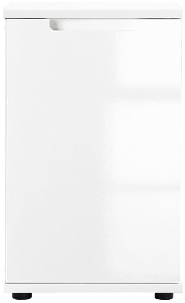 Kommode self Nelli 3, Holzwerkstoff, Weiß, 45 x 74 x 40 cm Bild 1