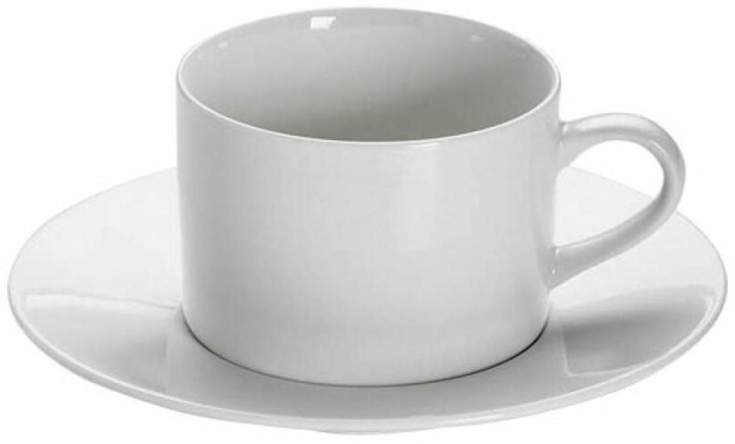 Tasse mit Untertasse rund 16 cm / Maxwell & Williams / White Basics / Round / Tasse Bild 1