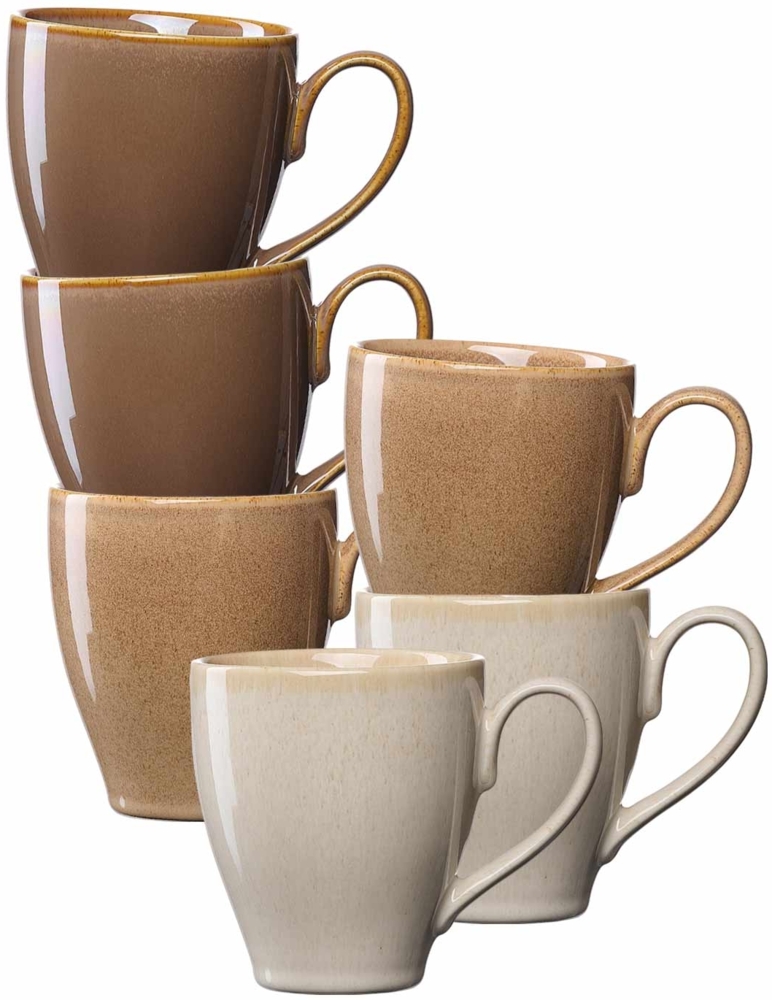 Ritzenhoff & Breker Sahara Kaffeebecher 400 ml 6er Set gemischt Bild 1