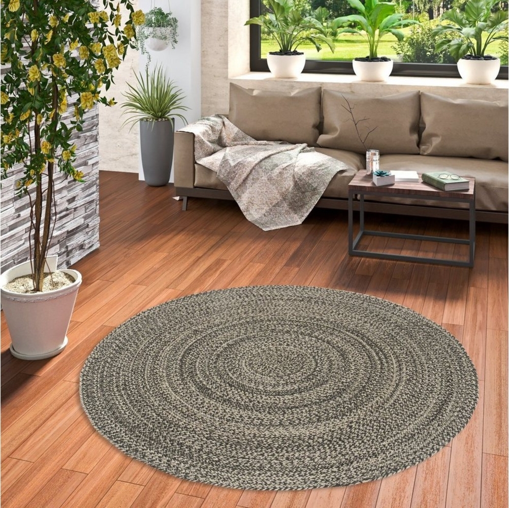 Pergamon Sisalteppich Naturfaser Teppich Handgefertigt Jute Kaya Rund, Rund, Höhe: 8 mm Bild 1