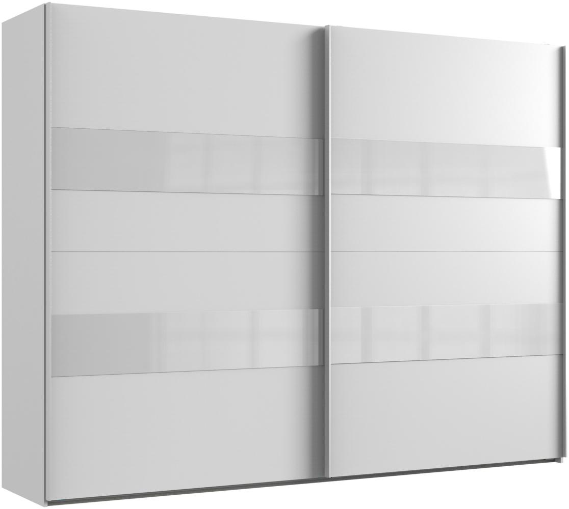 Kleiderschrank >Altona2< (B/H/T: 270x210x65 cm) in Weiß - 270x210x65cm (BxHxT) Bild 1