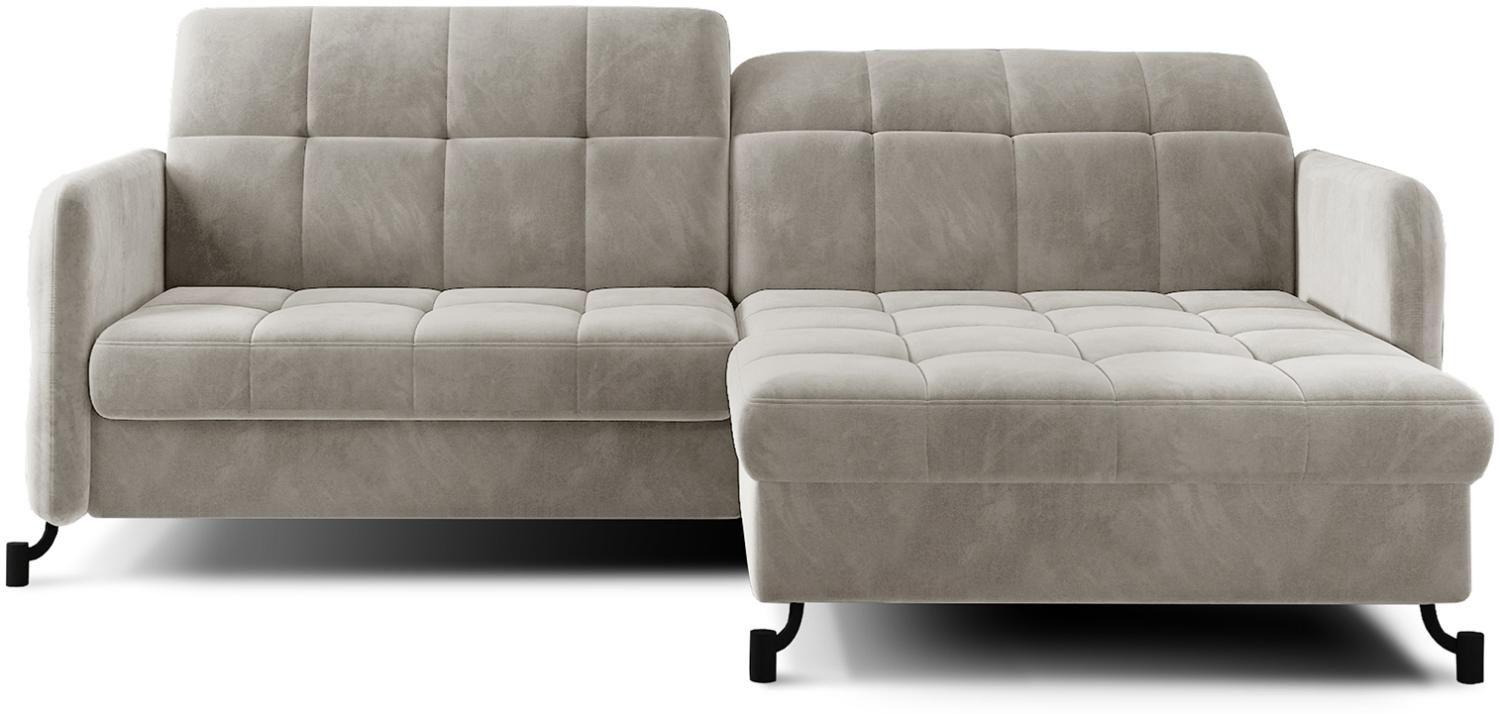 Lorelle, Ecksofa, Eckcouch, Beige Bild 1