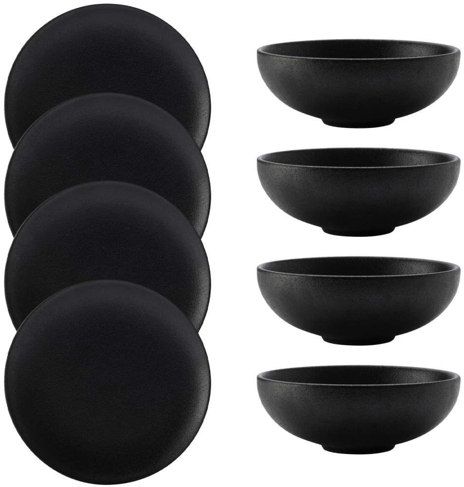 Maxwell & Williams Caviar Black Dinner-Set 8-teilig Bild 1